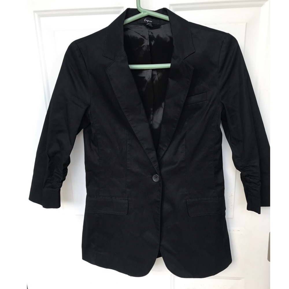 Express Black one button Blazer size 0